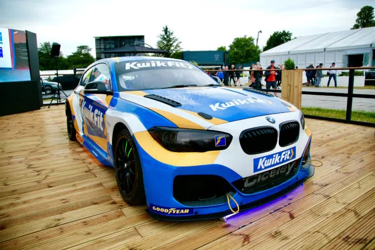 Kwik Fit BTCC car at Goodwood Festival of Speed 2022.